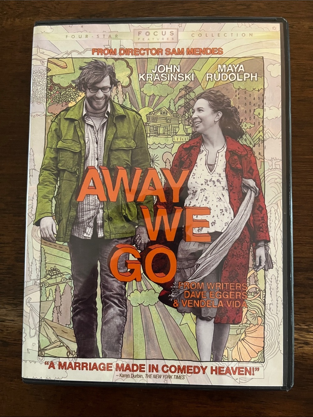 Away We Go DVD - John Krasinski & Maya Rudolph (Green, Red)